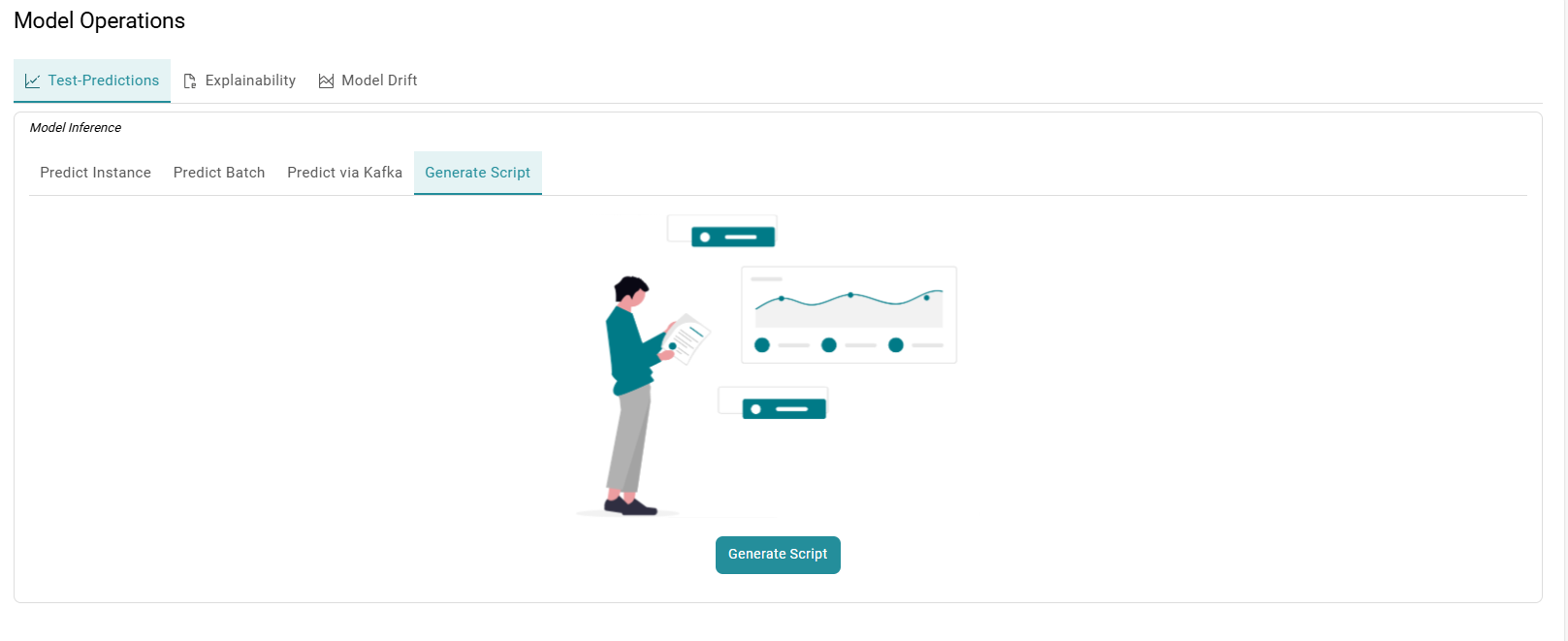 A person looking at a graph AI-generated content may be incorrect.