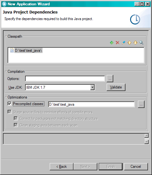 Java プロジェクト依存関係