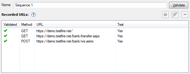 Sample sequence in Request-based view