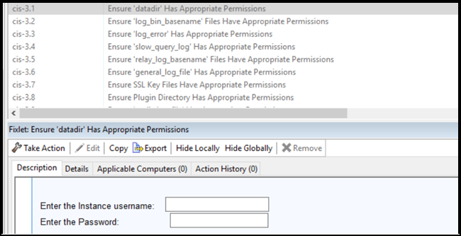 Oracle MySQL Checklist for remediation