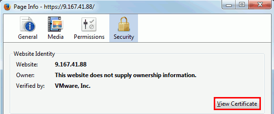 Affichage des détails du certificat
