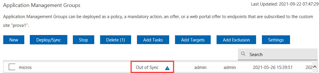 同期ずれの状態