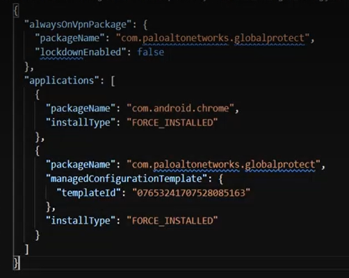 管理対象構成 Iframe