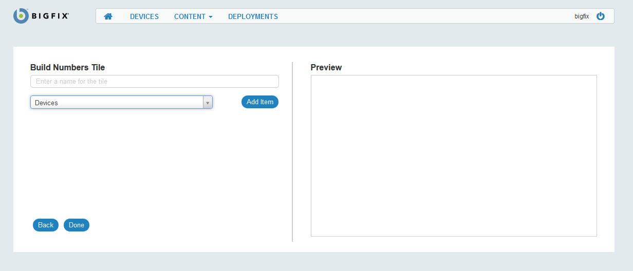 「タイルの作成」ページの画像。