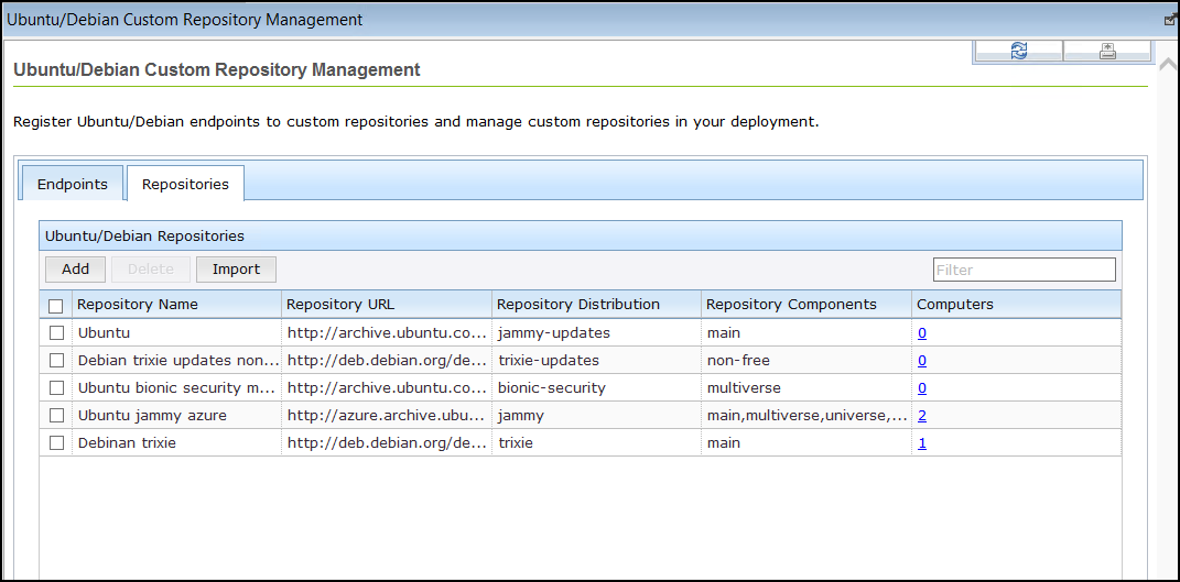 Select Repository