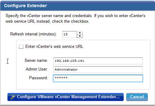 Configure Extender