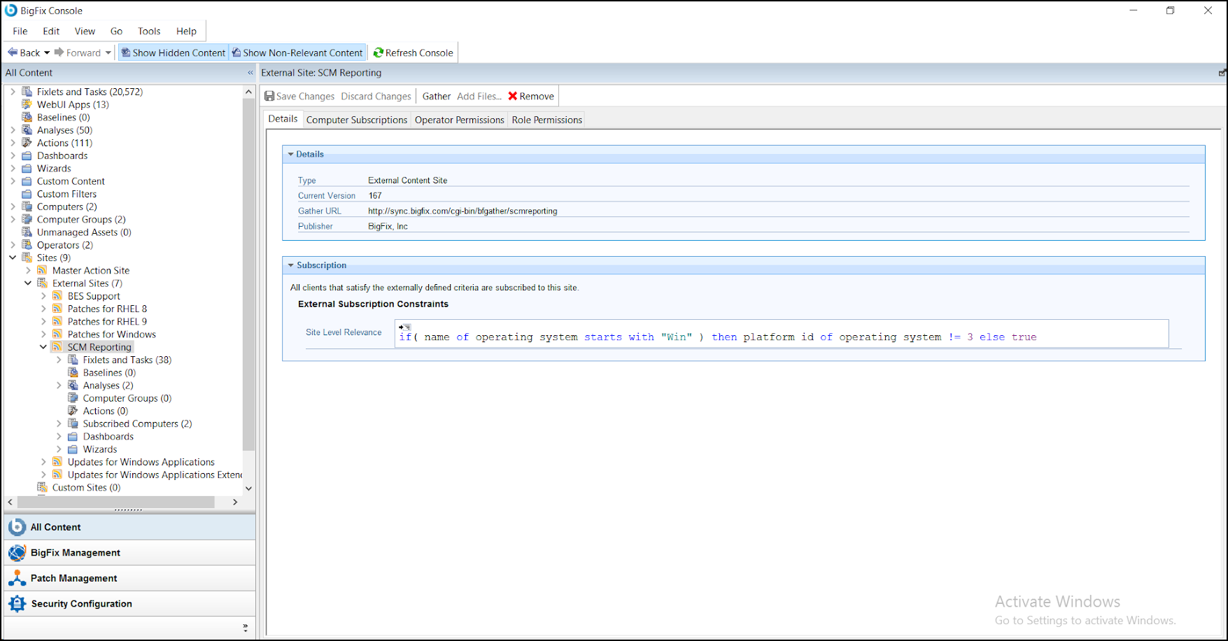 RBI Scheduler Fixlet and Task