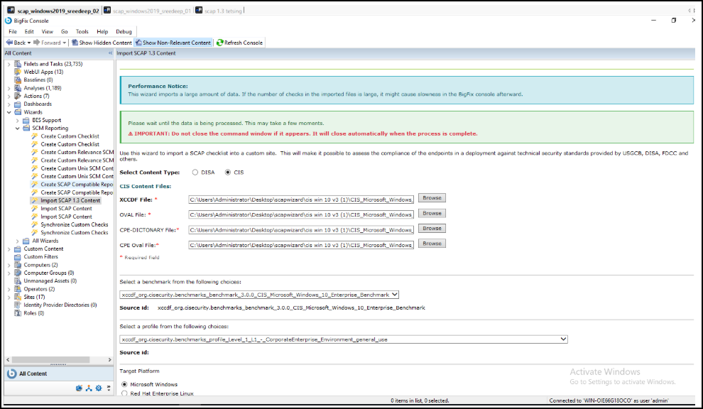 CIS Import View Auto-populated dropdowns