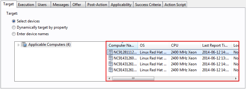 The image shows where to select the computer for scanning.