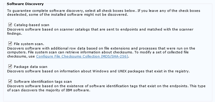 Types of scans