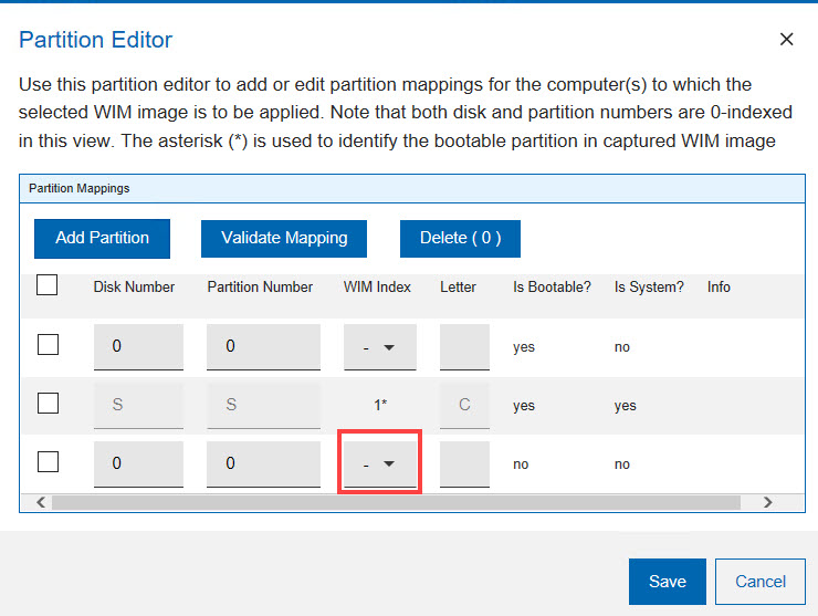 modifying partitions to preserve data on the target