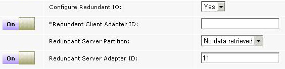 Configure Redundant IO set to Yes for vSCSI.