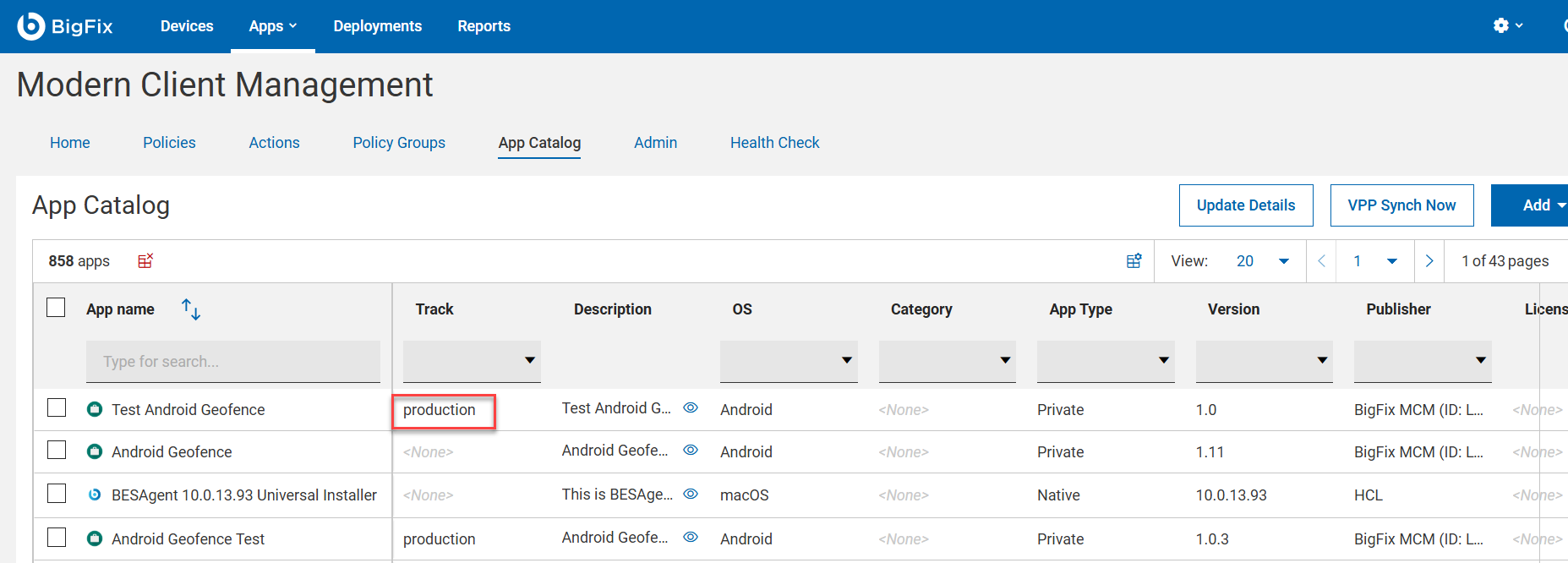 App Track