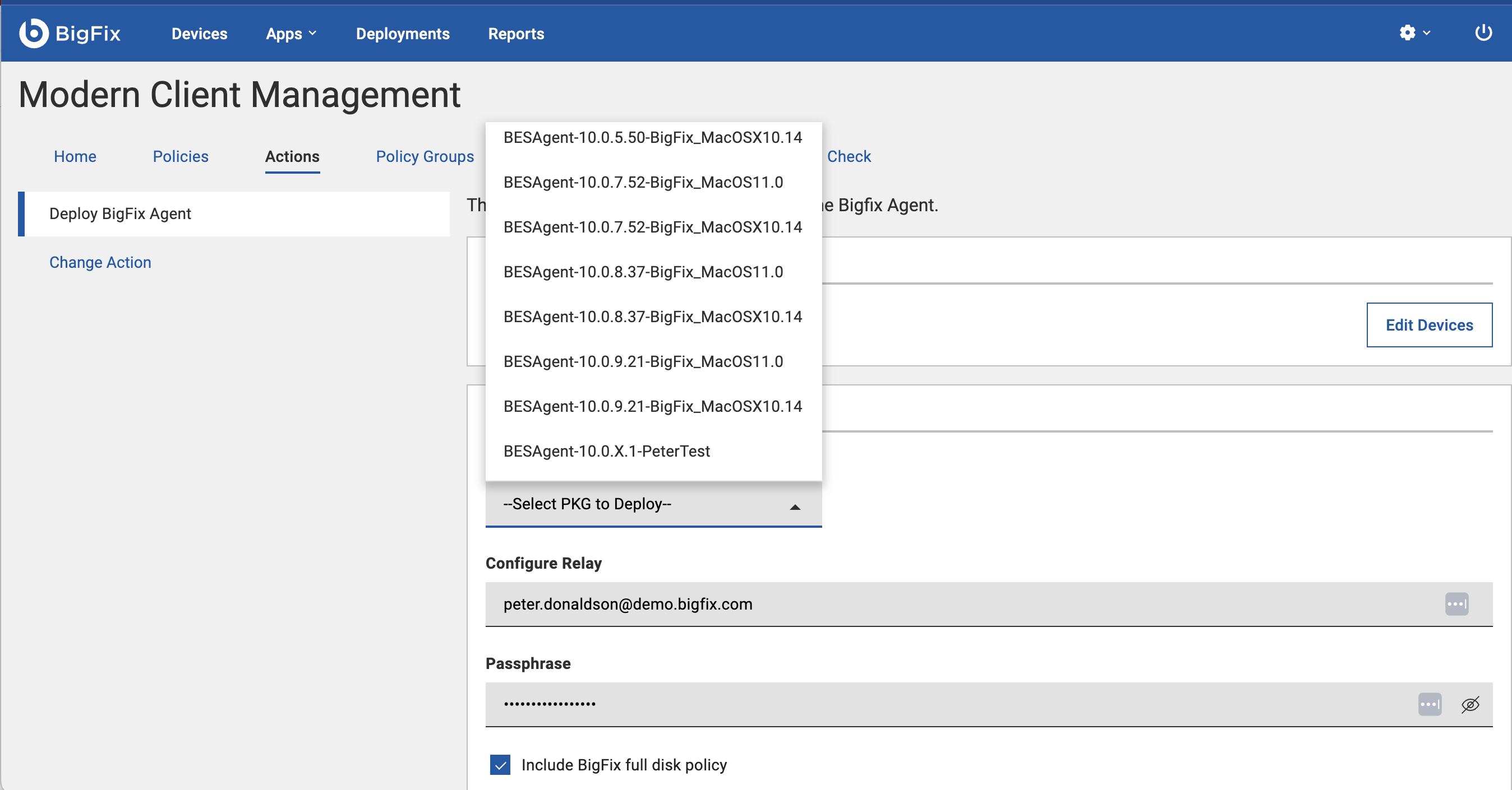 BES Agent packages for macOS