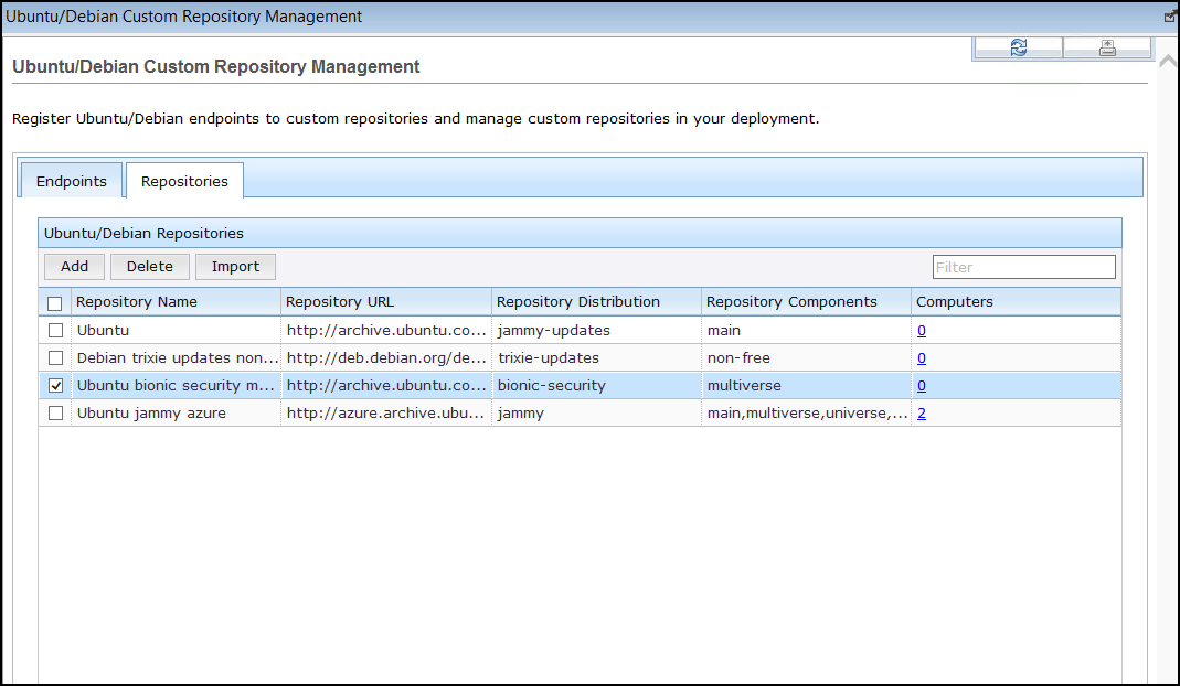 How to delete repository