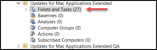 Fixlets and Tasks