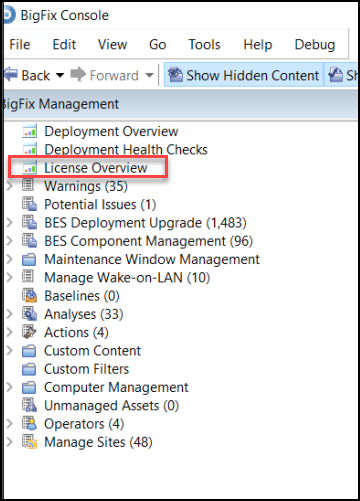 License Overview