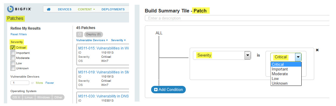 Diagram showing a single filter operation on the Define Filters page.