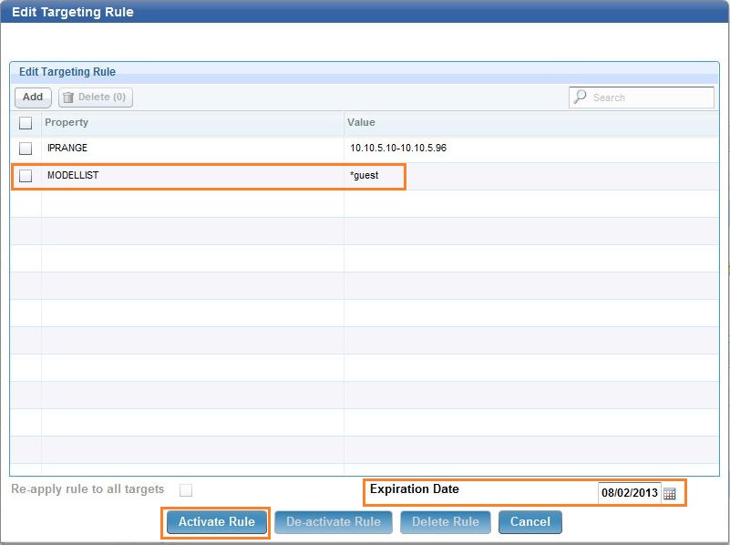 Specifying an IP address range condition