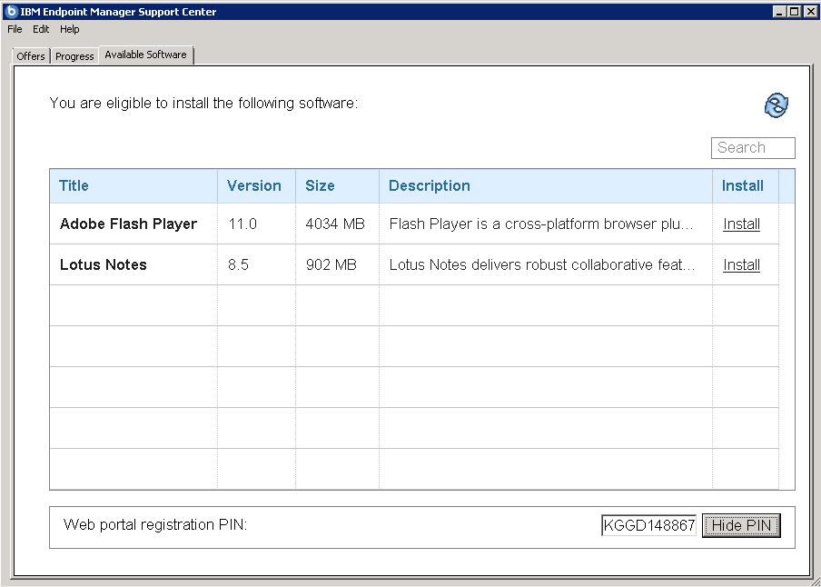 Client Dashboard for Software