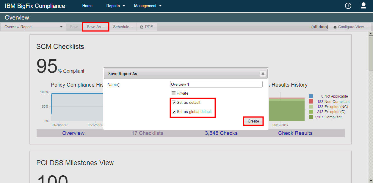 Default Report Configuring a report resource as the default view