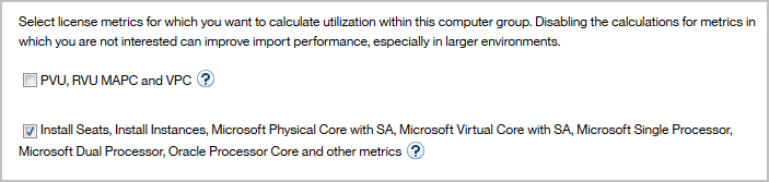 Enabling subcapacity calculations for a computer group