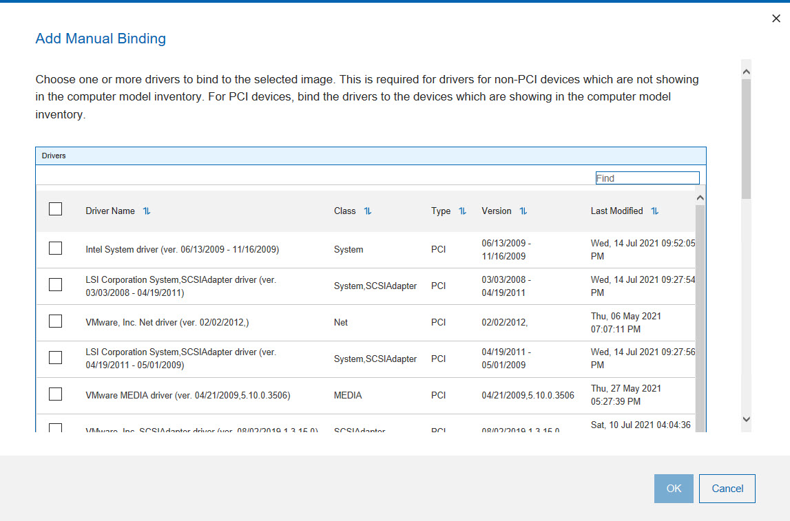 Adding Manual bindings for devices