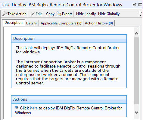 Deploying broker support for windows description