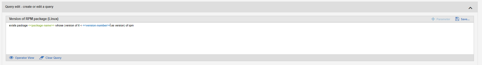 Query parameters with and without default value assigned.