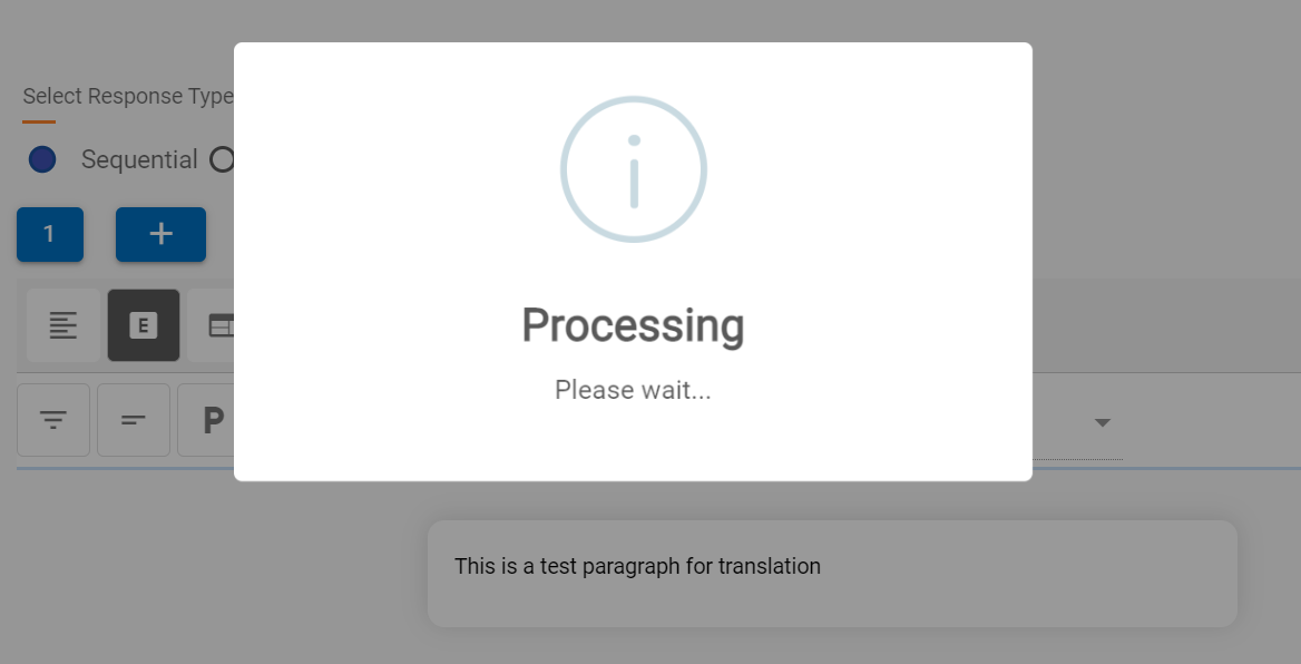 Graphical user interface, text, application, chat or text message Description automatically generated