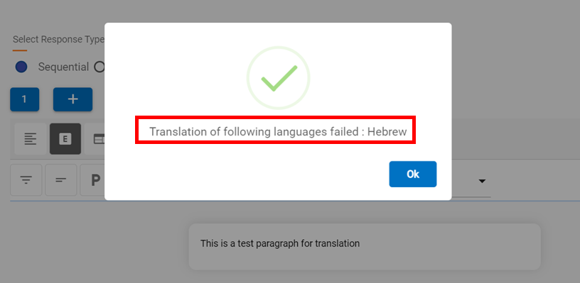 Graphical user interface, text, application, chat or text message Description automatically generated