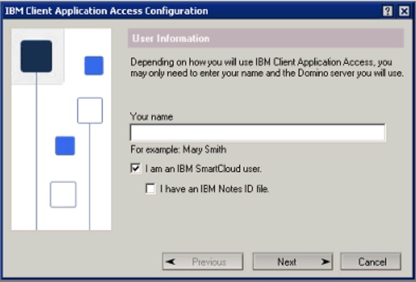 Service-only configuration dialog 1