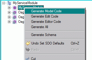 Generate Model Code