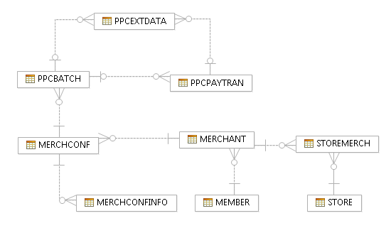 Payment batch data model