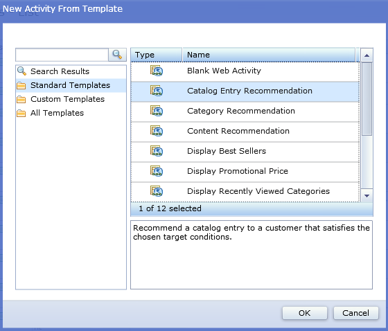 recommend catalog entry template