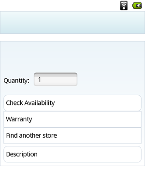 Warranty table.