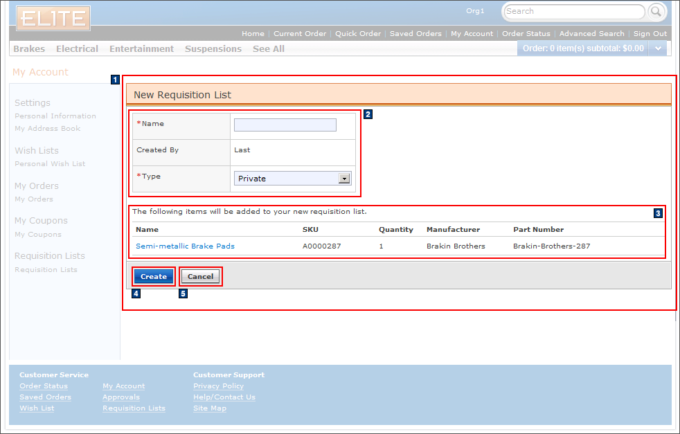 Full size image of New Requisition List
