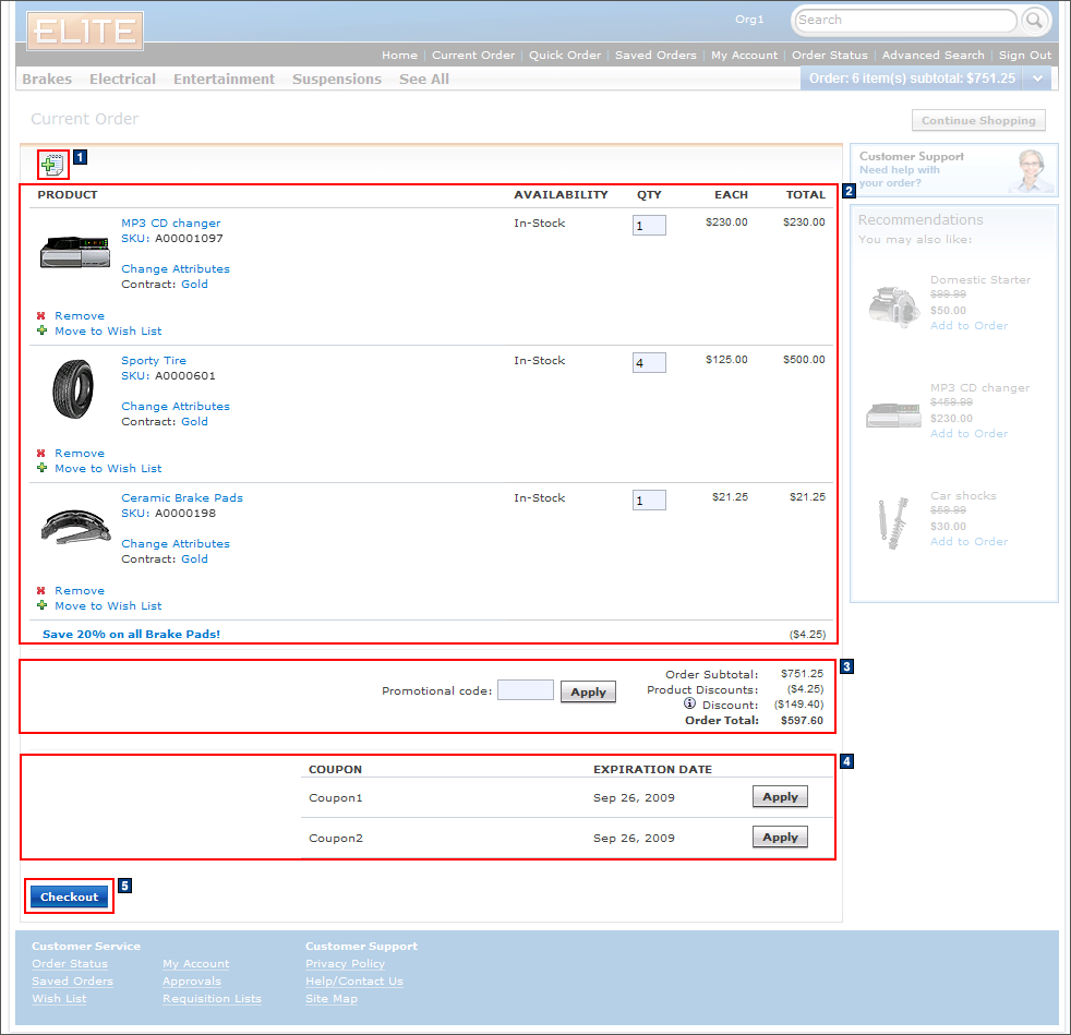 Full size image of Current Order