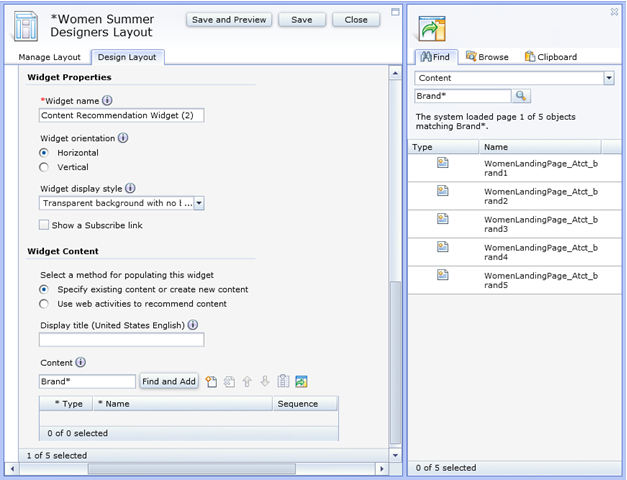 Utilities view showing matching content