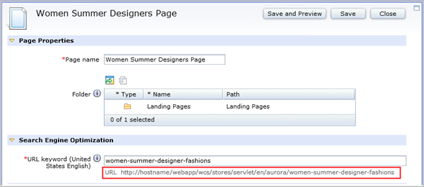 Page and Layout Information window