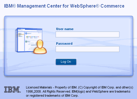 Management Center logon dialog