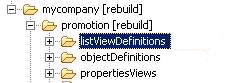 listViewDefinitions folder