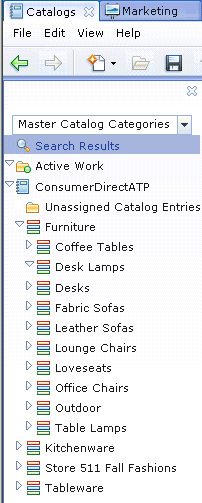 Explorer view with filter