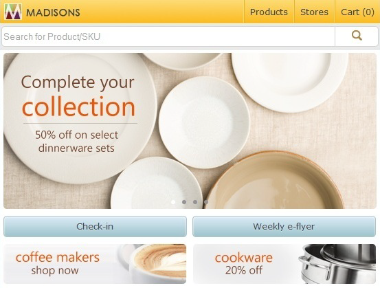 Madisons mobile starter store home page