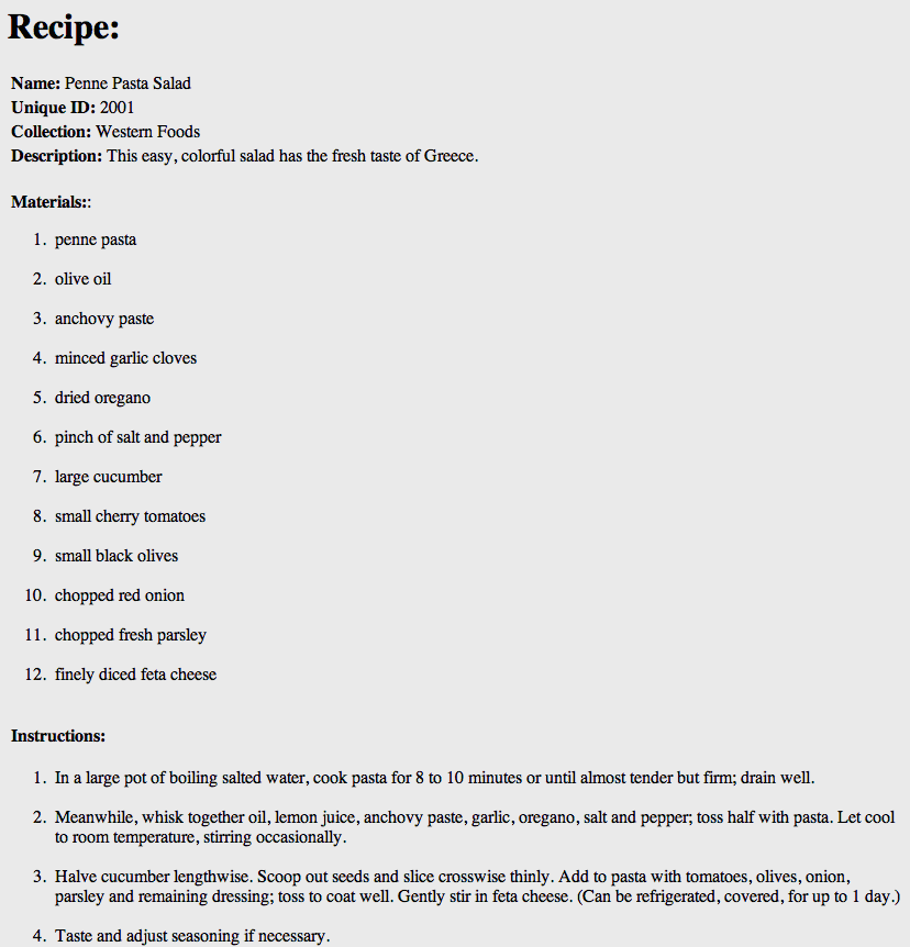 Response format JSP