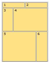 Responsive search landing page default wireframe