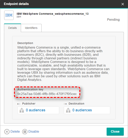 Endpoint registration