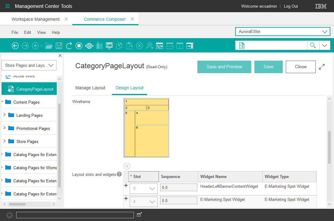 Commerce Composer tool