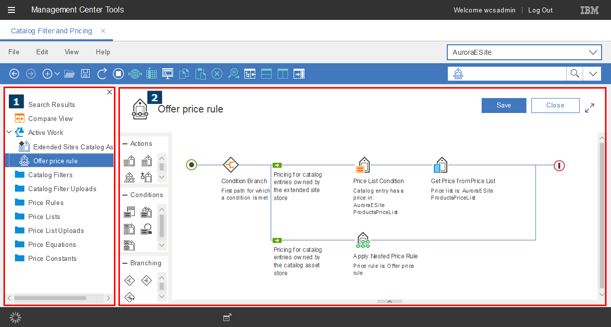 Catalog Filter and Pricing tool at a glance