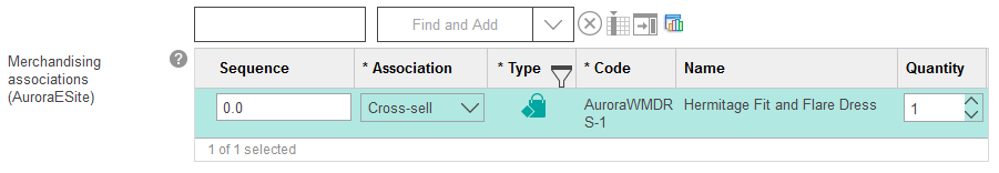 Child list editor widget with Find and Add, Open utilities view, Edit column, and Delete icons.